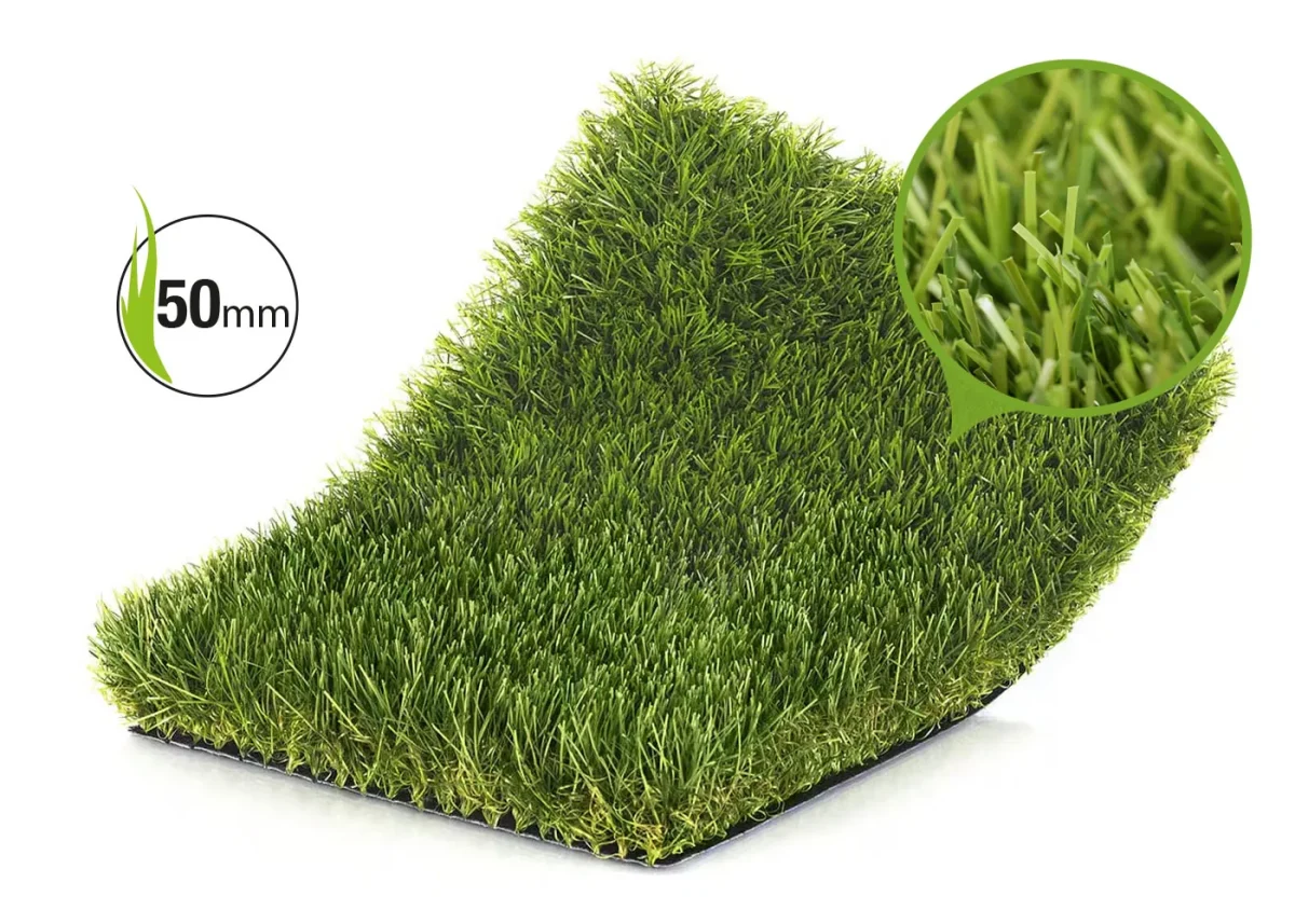 El modelo Absolute destaca por su naturalidad y suavidad, siendo perfecto para zonas con niños. Con una fibra alta de 50 mm y un hermoso color oliva, crea el espacio más cómodo de tu hogar. La tecnología Comfort plus garantiza suavidad, mientras que la fibra KdK en varias alturas y tonos aporta un aspecto natural y un tacto mullido.