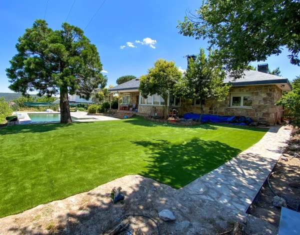 Césped verdePRO transformación Jardín Césped Artificial