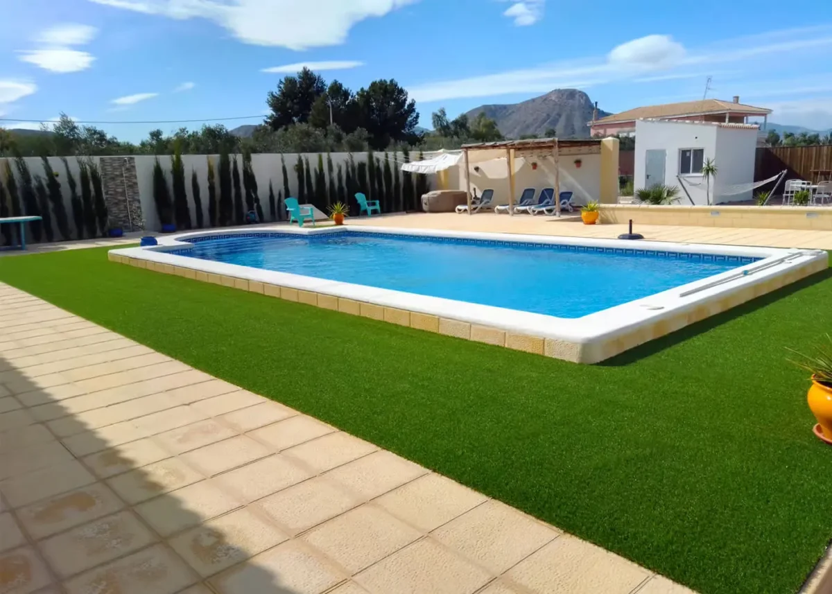 Proyecto de Césped artificial verdePRO Terrace 25mm